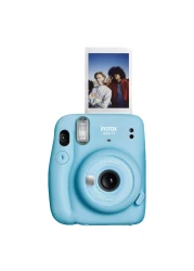 Fujifilm Instax Mini11 Instant Camera with Film Pack of 10 Sky Blue