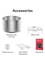 Nutricook Smart Pot 2 Pressure Cooker NC-SP204K Black 6L