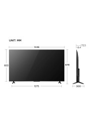 TCL 65-Inch UHD Smart LED Google TV 65P61B Black
