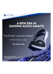 PlayStation Pulse Elite Bluetooth On-Ear Headset White And Black
