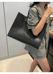 Fashion Snake Print Four Seasons Versatile Travel Shopping Bag Oversized Tote Tote Bag School Bag Back To School Backpack Large Capacity Business Casual Portable Lightweight Suitable For Teen Girls Wo