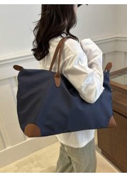 Minimalist Fashionable Creative Fitness Sports Travel Carry On Luggage Tote Shopping Bag Large Capacity Large School Tote Bag Multiple Compartments Perfect For Beach School Work Daily Use