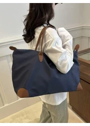 Minimalist Fashionable Creative Fitness Sports Travel Carry On Luggage Tote Shopping Bag Large Capacity Large School Tote Bag Multiple Compartments Perfect For Beach School Work Daily Use