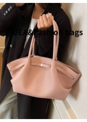 1pc Women s Large Capacity Tote Bag Retro Embossed PU Leather Removable Strap Burgundy Red Ladies Fashion Handbag Suitable For Shopping Commuting Everyday Use