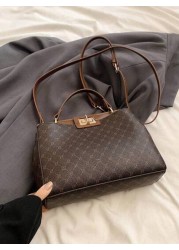Fashion 2024 Sells European And American Retro Ladies Custom Printed Scratch Resistant Materials Holiday Gifts Middle Aged Mother Bags Large Capacity To Meet Daily Travel And Shopping Occasions And Ca