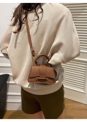 Fashion Small Square Bag Minimalist Chic Mini Handbag Versatile Fashion Shoulder Crossbody Bag Floral Pattern For Women