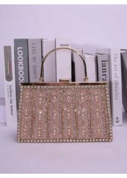 Diamond Rhinestone Glitter Handbag Crossbody Shoulder Clutch Purse Glamorous Elegant For Wedding Party Birthday Daily Use