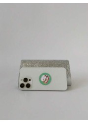 This Evening Bag Features A Sophisticated Design The Main Body Is Made Of Shimmering Silver Sequins That Glimmer And Shine Under Light Exuding A Luxurious And Glamorous Look The Classic Clutch Silhoue
