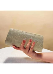 حقيبة سهرة أنيقة عصرية متطوية للنساء ، حقيبة حفلات رسمية مع سير كتف