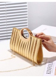 Sparkling Women s Evening Clutch Glitter Fabric Metal Accessories Decor Metal Chain Suitable For Wedding Banquet Party Prom Holiday Gift Formal Dress Matching Valentine s Day Gift Birthday Gift Perfec