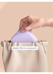 1pc Portable Travel Jewelry Box Mini PU Earring Ring Storage Case Minimalist Makeup Organizer Box Detachable Jewelry Display Tray Multifunctional Desktop Storage Box For Rings Pendants Earrings Neckla