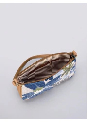 Sequin Embroidery Floral Baguette Bag Ladies Fashion All Match Beaded Stitching Underarm Bag With Color Block Embroidery Zipper Shoulder Bag Cut Randomly Elegant Pearl Bag