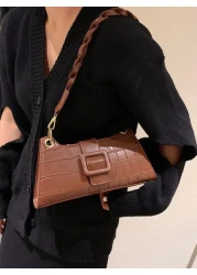 Lightweight Crocodile Embossed Bag For Teen Girls Women College Students Rookies White Collar Ers College Commute Outdoors Travel Outings Business Casual Women Bag Pefect For Office Business And Work