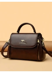 KAIDIFEINIROO Flip Cover Bilayer Women Purses And Handbags Crossbody Luxury Casual Totes High Quality Leather Fashion Messenger Shoulder Bags