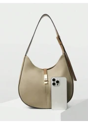 MOTF PREMIUM PU LEATHER TURNLOCK SHOULDER BAG