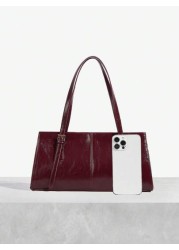 SHEIN SXY Ladies Women Shoulder Bag Hobo Bag Fashionable Elegant Simple Personality Versatile Classic For Commute Office Date Daily Shopping Afternoon Tea