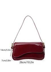 Lightweight Business Casual Minimalist Flap Square Bag For Teen Girls Women College Students Rookies White Collar Workers Perfect For Office College Work Business Commute Outdoors Travel Outings Fashi