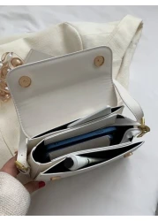 PU Solid Color Multi Pocket Women s Shoulder Bag And Versatile Minimalist Style Women Bag Business Casual Women Bag Pefect For Office Business And Work Business Casual Woman Bag Pefect For Office Busi