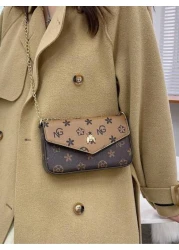 Metal Chain Bag Simple Vintage Crossbody Shoulder Bag