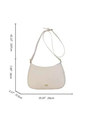 Fashionable Elegant Minimalist Portable Women s Shoulder Bag Mini Underarm Bag With Adjustable Long Shoulder Strap Suitable For Young Women Shopping Dating Party Outing Mall Business
