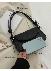 Fashionable Women s Shoulder Bag With Flap Closure Crossbody Bag Pu Material Ideal For Daily Use Shopping Valentine s Day Gift