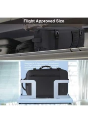 EZUOLA 40x20x25 Cm Handbag Luggage Lightweight Waterproof Travel Bag With Laptop Compartment Suitable For Men Women Students Business People School Gym Travel Business Black And Blue Holiday Essential