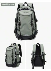 Large Capacity Outdoor Hiking Backpack Multifunctional Unisex Backpack For Travel Hiking Sports Water Resistant Padded Shoulder Straps To Relieve Fatigue Holiday Essentials Men Essentials