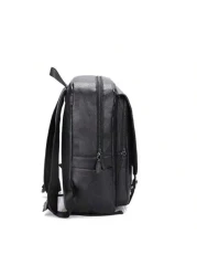 Street Style Men s PU Leather Backpack Street Inspired Design Large Capacity Comfy For Travel Business And Daily Use Hand Wash Dry Clean Safe Modern Korean Versatile Laptop Book Bag Without Battery Fo