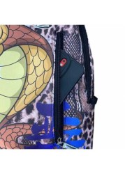 Fashionable Snake Print Backpack Large Capacity With Pockets Unisex Essential For Valentine s Day Autumn Winter Travel And Holiday