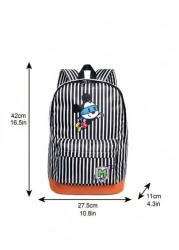Disney Disney Genuine Authorized Mickey Mouse Stripe Lightweight Backpack