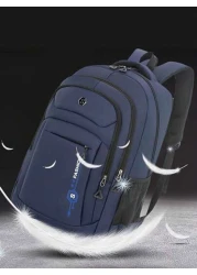 1pc Travel Business Laptop Backpack For 15 6 Inch PC Casual Sport Style Nylon Backpack For Men Large Student Bag Lightweight Multi Function Travel Bag Easy Storage Day Bag Stylish Business Travel Bag