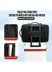 Large Capacity Vacuum Compression Business Travel Backpack Simple Fashion