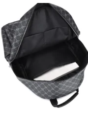 15 Inch Men Geometric Pattern Casual School Backpack Laptop Computer Bag Bookbag Shoulder Bag College School Graduate University Students For Business Outdoor Travel Camping Sport Leather Bag For Book