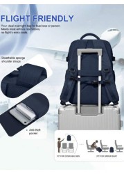 Carry On Backpack Travel Backpack Flight Approved Large Capacity Nylon Fabric Water Proof Hiking Backpack Outdoor Computer Backpack Camping Hiking Gift For Travel Accessories Winter Christmas Gifts Va