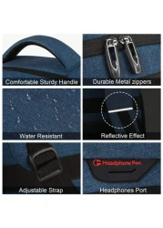 Laptop Backpack 15 6 Inch Large Travel Backpack Best Gift Water Proof Computer Backpack Work Business College Backpack Book Bag Friendly Carry On Backpack With USB Port Rucksack Summer School Bag Wate