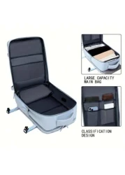 حقيبة ظهر 40 * 20 * 25 سم للسفر الجوي مع متطلبات رايانير ، حقيبة سفر صغيرة للرجال، حقيبة ظهر مناسبة للكمبيوتر المحم