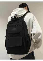 Book Backpack Flap Backpack Waterproof Portable For Travel Vacation Work Office Sport Gym Outdoor Nylon Casual For Student Boys College Student Teens Senior High School Student Funny Gifts Christmas H