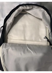 Men Letter Patch Chain Decor School Backpack Laptop Bag Bookbag Rucksack Shoulder Bag Travel Bag Sport Bag College Bag For School College Business Outdoor Hiking Travel Camping Sport Students Hip Bag