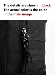 Large Capacity Backpack Outdoor Waterproof And Wear Resistant Sports Backpack Multi Pocket Convenient Storage Day Bag Fitness Bag Molle Hiking Camping Backpack With Computer Layer Flight Backpack Trav