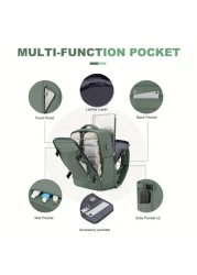 Carry On Backpack Travel Backpacks Flight Approved Large Capacity Nylon Fabric Waterproof Hiking Backpack Outdoor Computer Backpack For Travel Camping Hiking Gift For Mom Dad Daughter Friend New Year