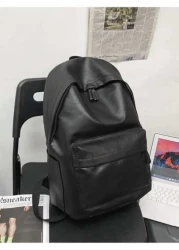 Men Minimalist Laptop Backpack Laptop Computer Bag Book Bag Rucksack School Student Graduate University Students For College Business Outdoor Travel Camping Sport Leather Bag Vintage Vacation Thanksgi