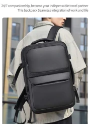 حقيبة ظهر قابلة للتوسيع ذات سعة كبيرة 1 قطعة ، حقيبة شاطئ خارجية ، حقيبة ظهر طالب مدرسي ، حقيبة نهاية الأسبوع ،