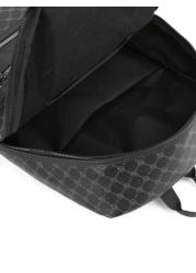 Large Capacity Printed Casual Backpack Fashion PU Leather Business Laptop School Bag