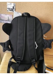 peach tree Large Capacity Unisex Shark Shaped Backpack Fashion Casual Couple Backpack Suitable For High School And College Students Travel Sports Multi Function Lightweight Backpack With Multiple Pock