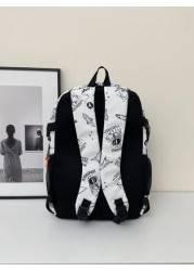 New Cartoon Astronaut Pattern Backpack Multifunctional School Bag School Backpack For School Daypack Laptop Bag Computer Bag Book Bag Rucksack Shoulder Bag Cartoon Print Camouflage Leisure Print Backp