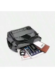 Large Capacity Men s One Shoulder Bag Waterproof Wear Resistant Backpack Multi Pocket Business Casual Messenger Bag For Men