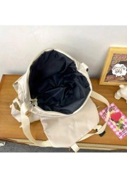 Retro Utility Courier Bag Large Capacity Shoulder Bag Student Nylon Crossbody Bag Comes With 4 Pins Unisex New Life Items For Students Men Essentials Side Bag Sling Bag Fashion Men s Bags Anime School