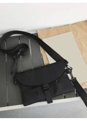 حقيبة علاقة متعددة الوظائف لطلاب الجامعة والكلية، حقيبة كاجوال للرجال مع معصم، حقيبة يد/مدرسية للسفر والكلية