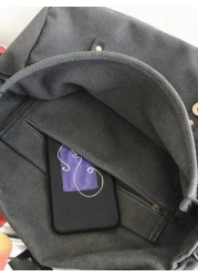 Vintage Canvas Laptop Bag Medium Messenger Bag College Bag Dad Freshman For Books Multi Functional Dorm University Men Bag School Bag Student Bag Book Bag Scream Gifts For Men Travel Winter Merry Larg