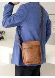 Men s Bag Casual Shoulder Bag Men s Bag Casual Cross Body Bag PU Leather Bag Business Bag For Gifts For Christmas Gifts Side Bags For Sling Bag For Crossbody Bag Shoulder Bag Dad Gifts Boyfriend Gifts